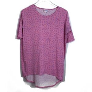 LulaRoe Pink Geometric T Shirt #383